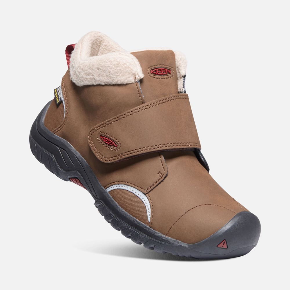Keen Slip-On Kängor Barn Bruna - Kootenay Iii Waterproof Boots - 780245PLT
